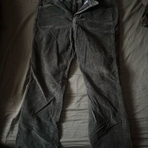 Gloria Vanderbilt Olive Corduroy Pants